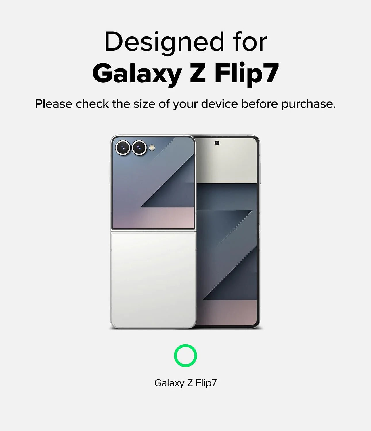 Samsung Galaxy Z Flip 7 Screen Protector| Dual Easy Pro Film|2 Pack