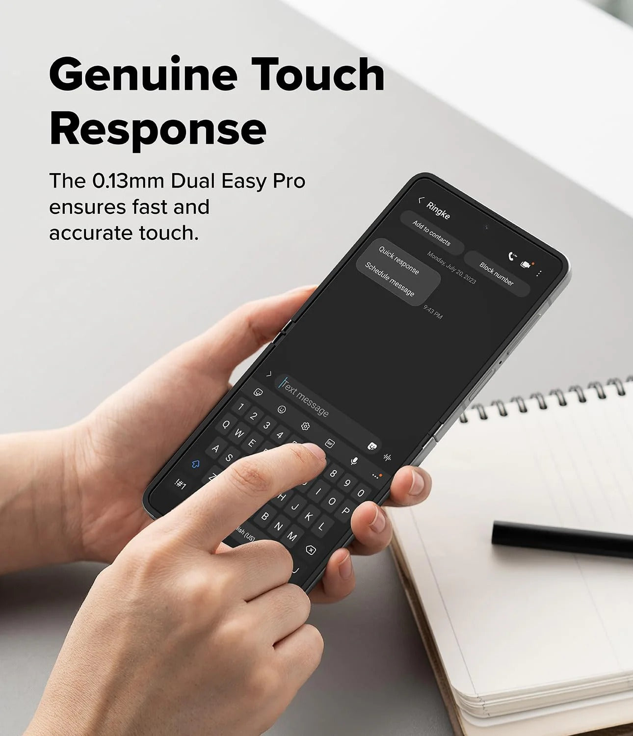 Samsung Galaxy Z Flip 7 Screen Protector| Dual Easy Pro Film|2 Pack