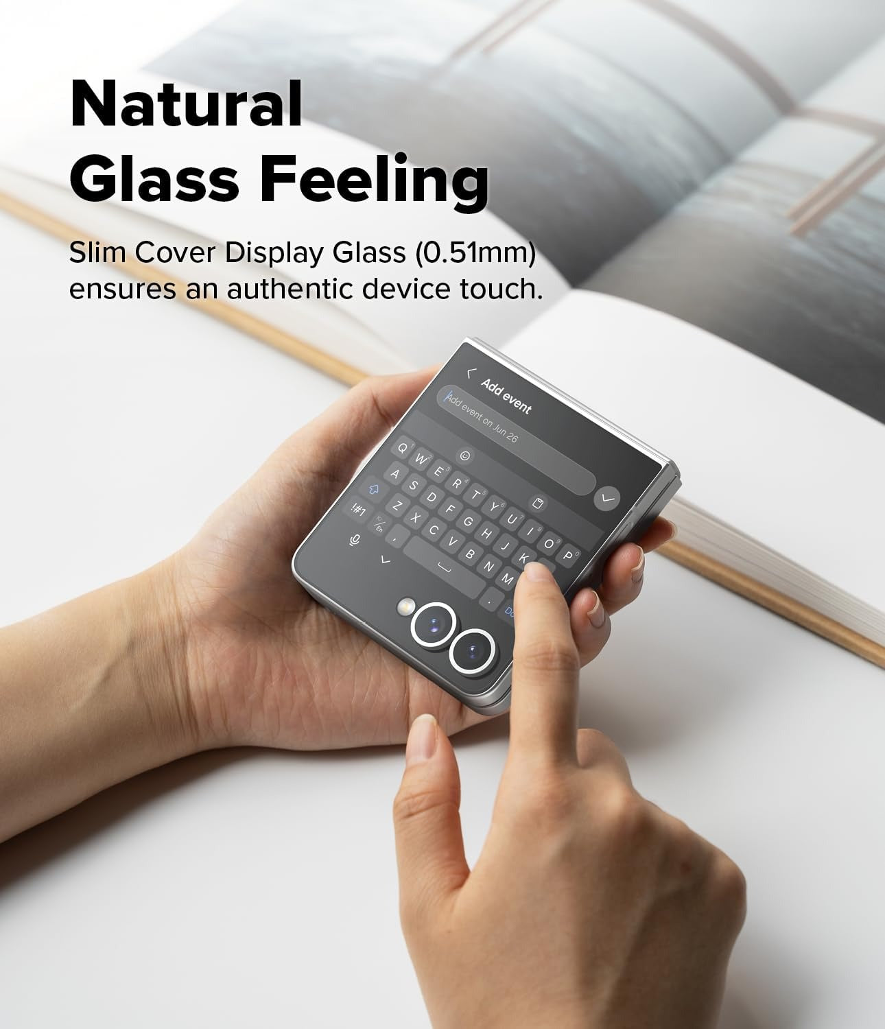 Samsung Galaxy Z Flip 7 Screen Protector| Cover Display Tempered Glass Pro|2 Pack