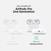 AirPods Pro 2nd Generation | Stylish Premium Cute Flower Skin Cover with Keychain