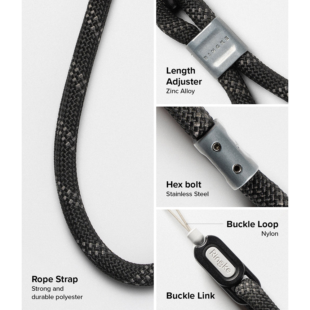 Rope Hand Strap | Rope Hand Strap | Black