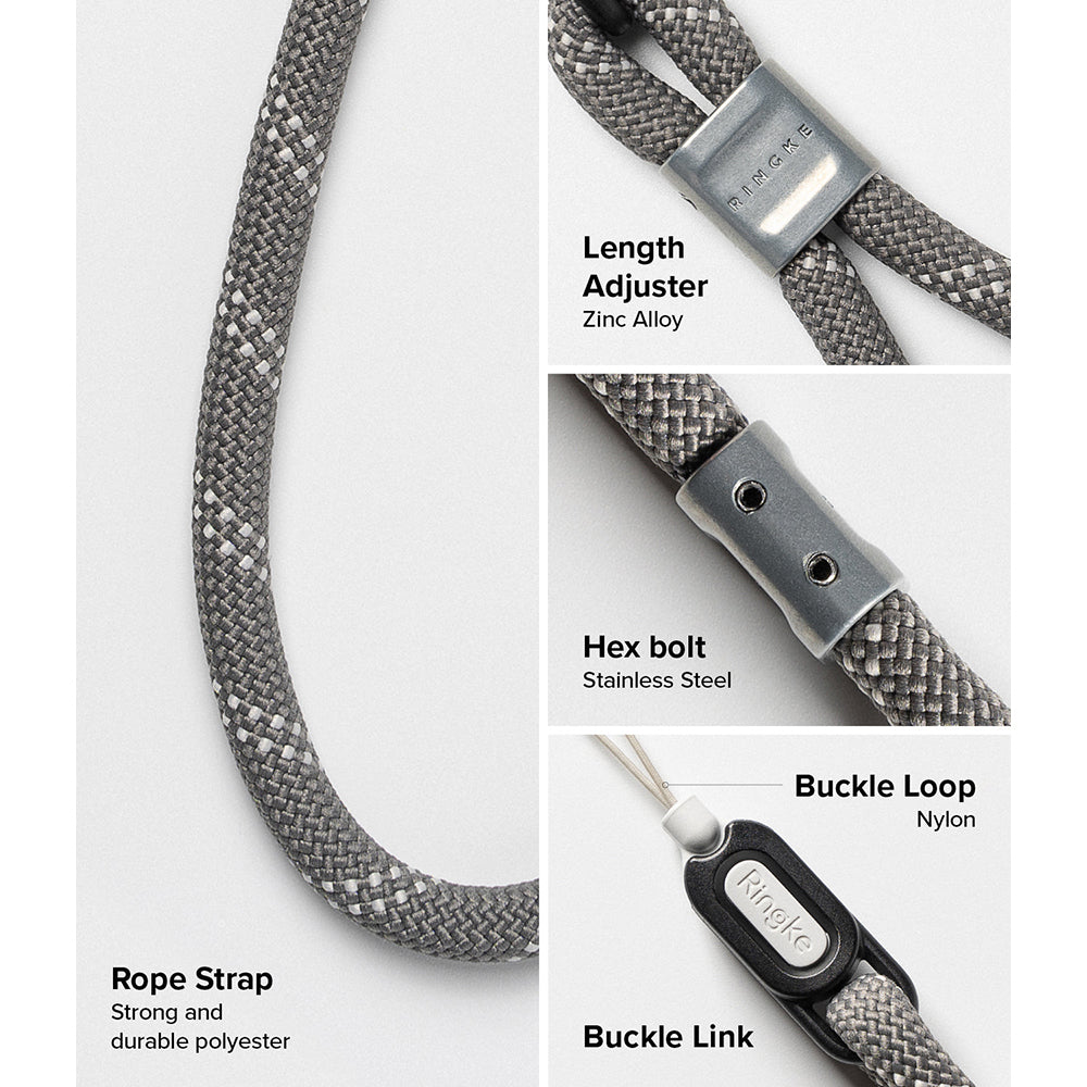 Rope Hand Strap | Rope Hand Strap | Gray