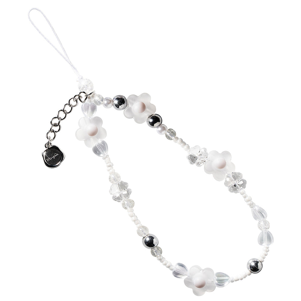 Beaded Strap | Beaded Strap | Clear Flower