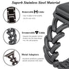 Metal Straps For Apple watch Band 38mm 40mm 41mm | Jewelry Herringbone Design - Black