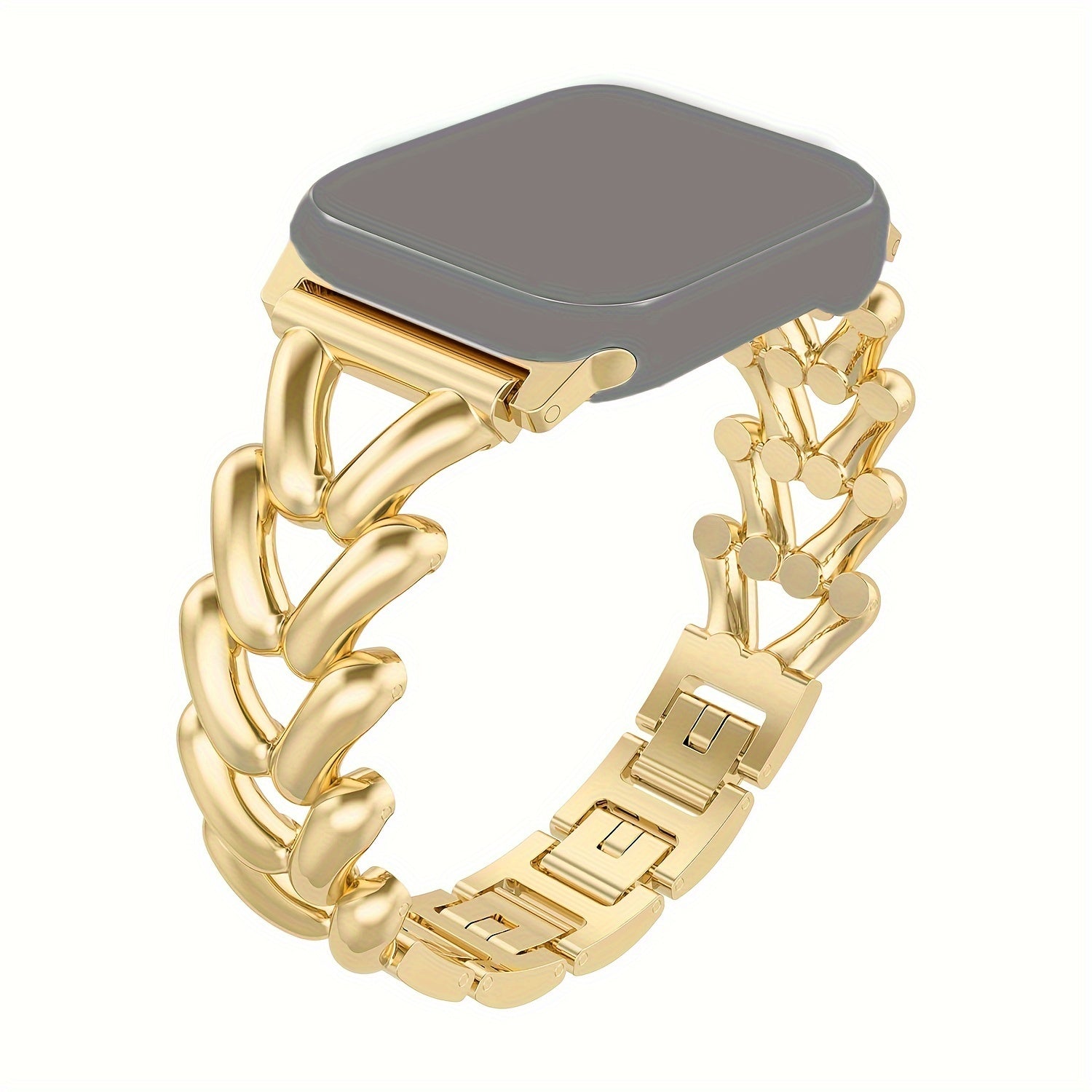 Metal Straps For Apple watch Band 38mm 40mm 41mm | Jewelry Herringbone Design - Gold