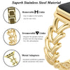 Metal Straps For Apple watch Band 38mm 40mm 41mm | Jewelry Herringbone Design - Gold