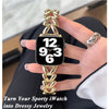 Metal Straps For Apple watch Band 38mm 40mm 41mm | Jewelry Herringbone Design - Gold