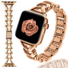 Metal Straps For Apple watch Band 38mm 40mm 41mm | Jewelry Herringbone Design - Rose Gold