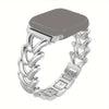 Metal Straps For Apple watch Band 38mm 40mm 41mm | Jewelry Herringbone Design - Silver