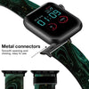Silicone Bands For Apple Watch Straps 38mm 40mm 41mm Women Men -Green Marble