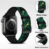 Silicone Bands For Apple Watch Straps 38mm 40mm 41mm Women Men -Green Marble