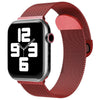 Apple Watch Ultra 49mm / 45mm / 44mm / 42mm | Milanese Magnetic Straps| Red