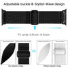 3 Pack Stretchy Nylon Replacement Band For Apple Watch Band 42mm 44mm 45mm 49mm -Multi