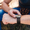 Magnetic Buckle Silicone Band For Apple watch Series Ultra 2 | 9 | 8 Ultra | 8 | 7 | 6 | 5 49/45/44/42mm -Black
