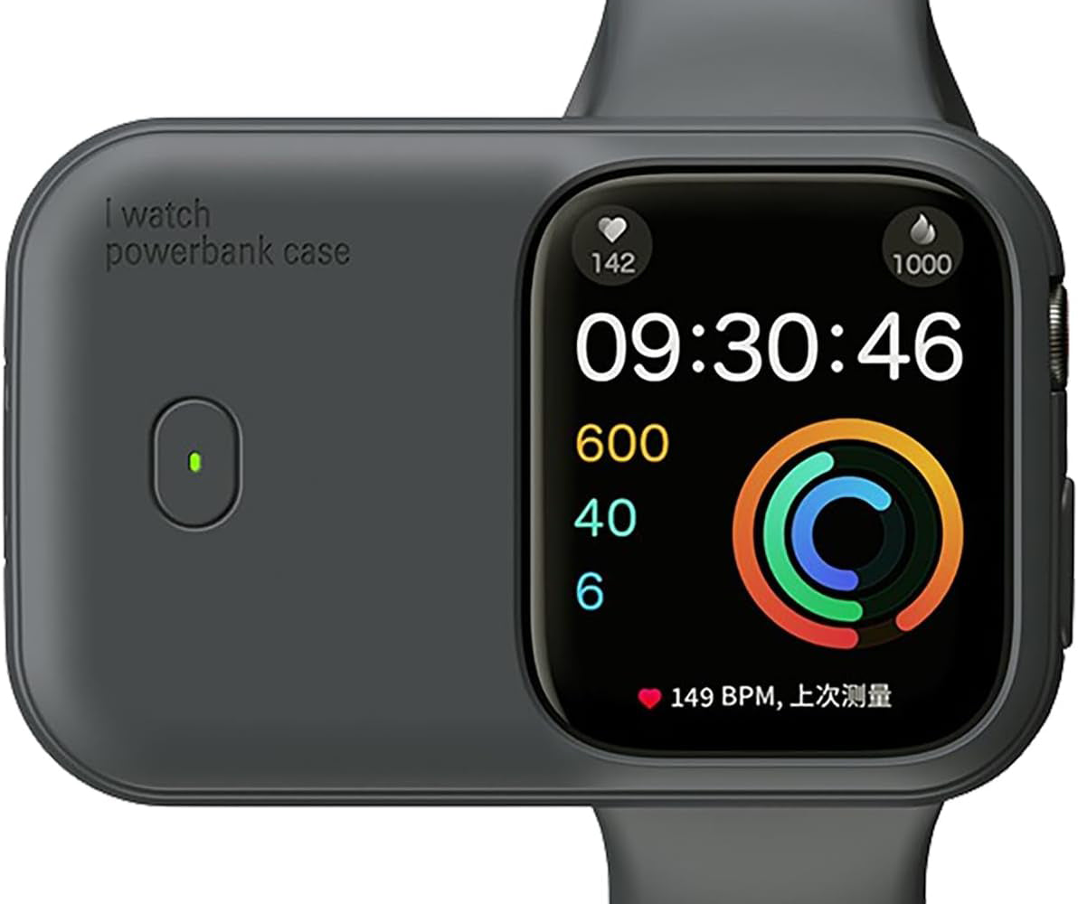 Apple Watch 44mm 45mm 46mm for Series 10 9 8 7 6 5 4 SE | 1200mAh Smart iWatch Charger | Dark Blue