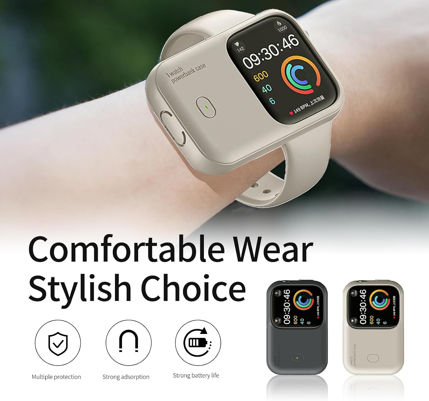 Apple Watch 49mm | 1200mAh Smart iWatch Charger | Dark Blue