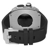 Armor Stainless Steel Case with Rubber Band for Apple Watch Ultra 49mm -Black