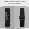 Nylon Band For Fitbit Luxe Bands for Women Men - Grey/Black