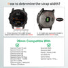 Silicone Bands For Garmin Fenix 7X | Fenix 6X | Fenix 5X | Fenix 5P | 5 Plus | Fenix 6X Pro | Fenix 3 - Black