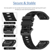 Silicone Bands For Garmin Fenix 7X | Fenix 6X | Fenix 5X | Fenix 5P | 5 Plus | Fenix 6X Pro | Fenix 3 - Black
