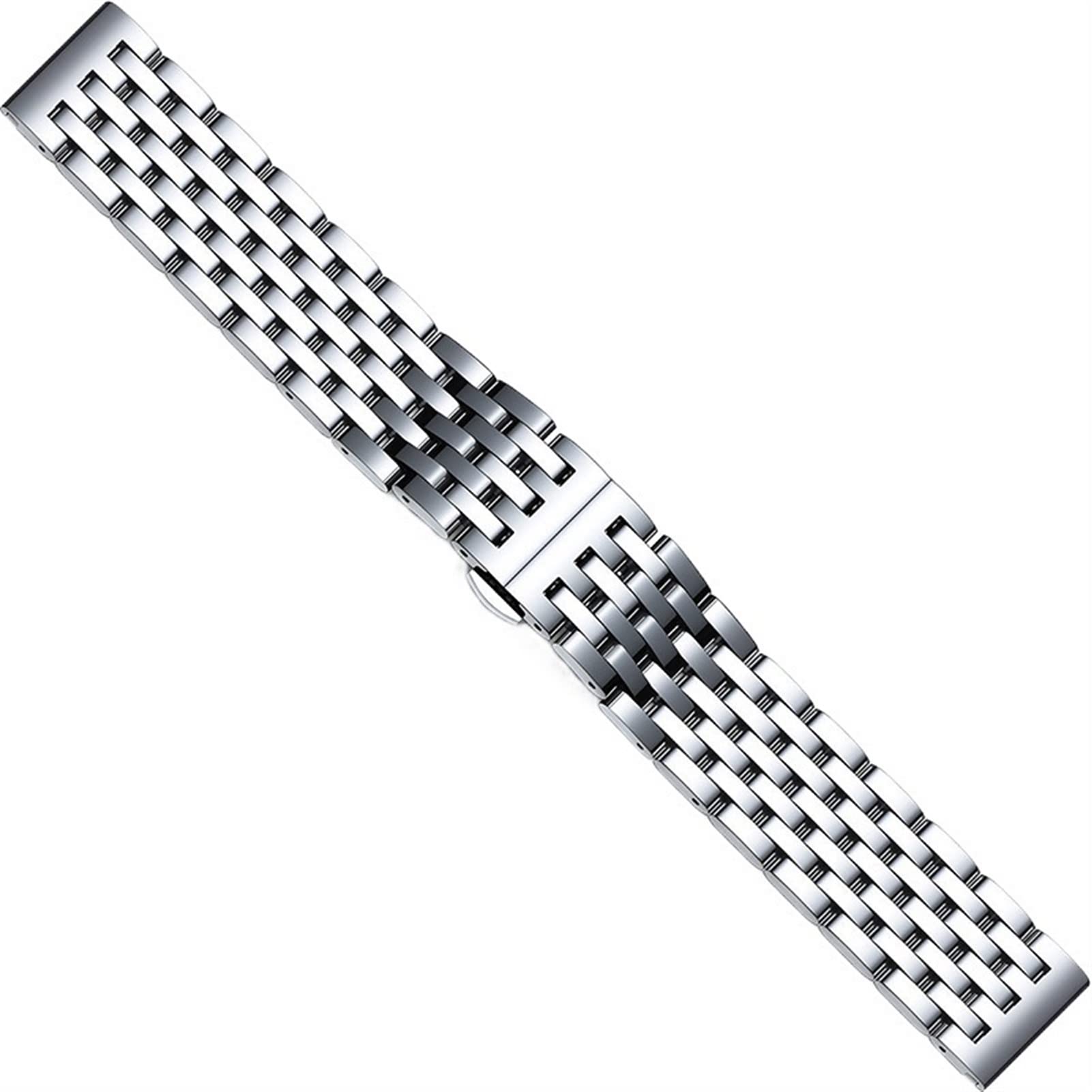 Samsung Galaxy Watch 4 40mm 44mm/Classic/Active 2 40mm 44mm/Galaxy Watch 3 41mm |  Solid Stainless Steel Watch Band | Silver2