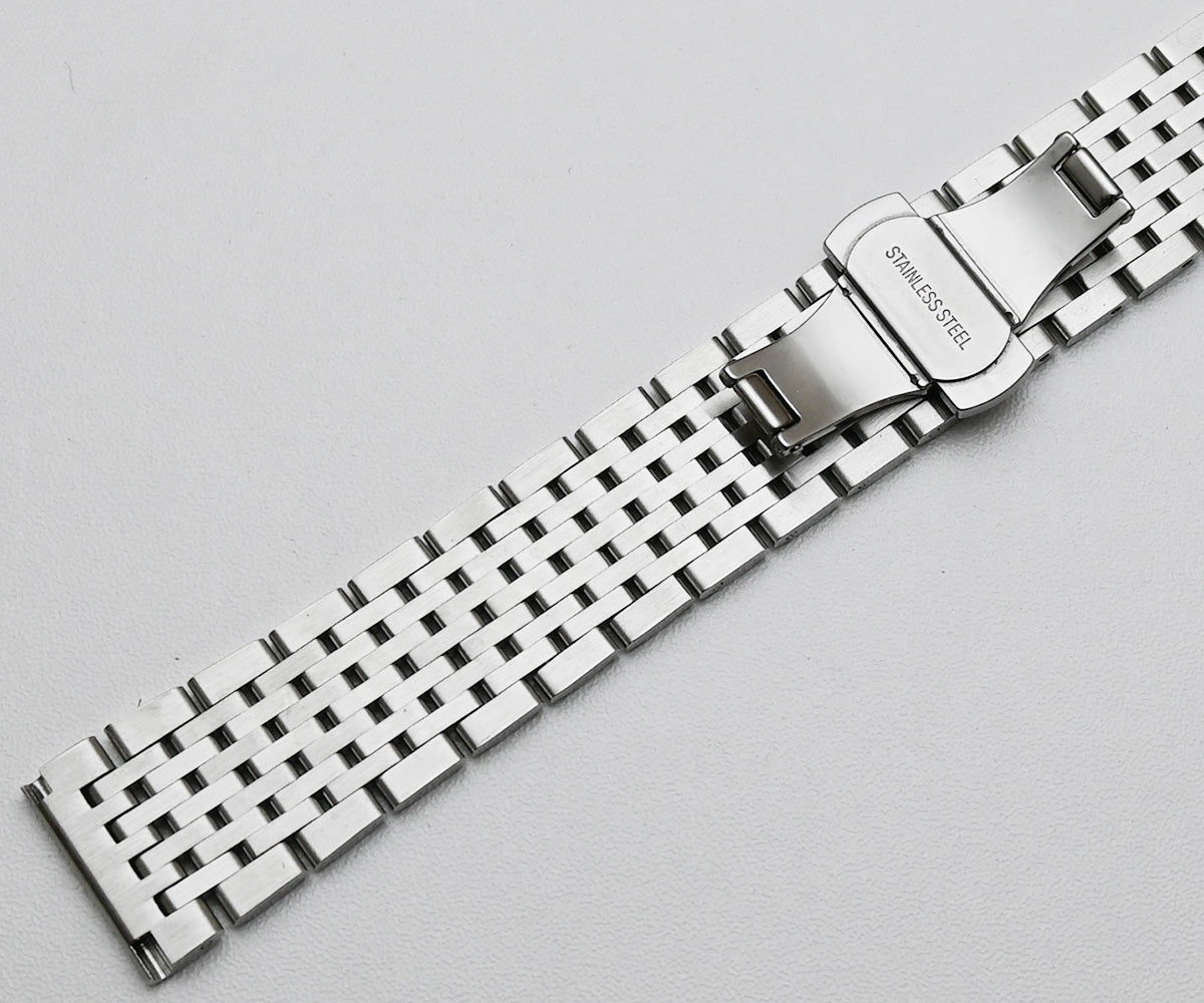 Samsung Galaxy Watch 4 40mm 44mm/Classic/Active 2 40mm 44mm/Galaxy Watch 3 41mm |  Solid Stainless Steel Watch Band | Silver2