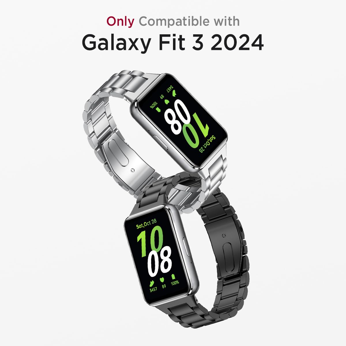 【新品】Samsung Galaxy Fit3 ブラック : SAMSUNG Galaxy FIT 3 [2024] 1.6\" AMOLED Display | 14