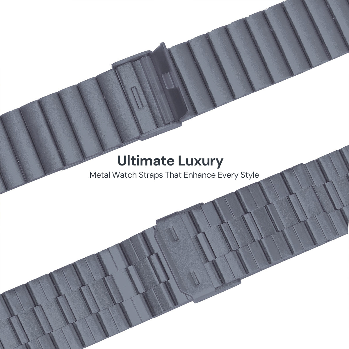 22mm Metal Bands | Samsung Galaxy Watch 3 45mm/Galaxy Watch 46mm/Gear S3 Frontier/Classic | Grey