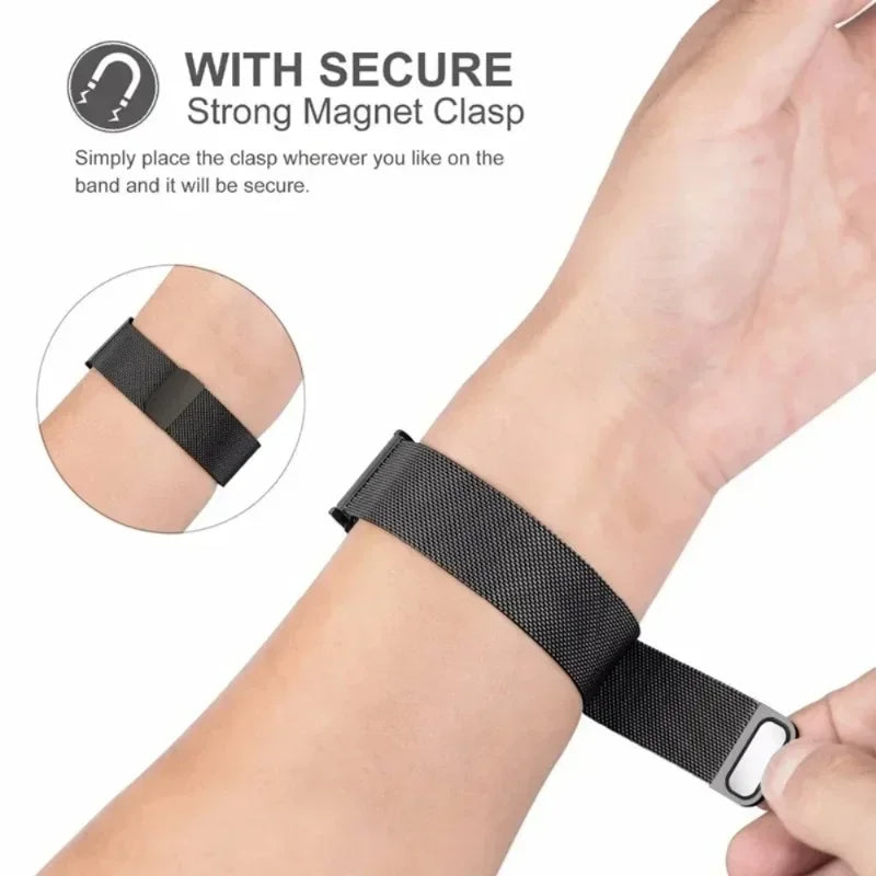 Milanese Single Loop Band For CMF by Nothing Watch Pro Watchband Bracelet - Grey