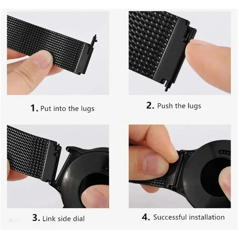 Milanese Single Loop Band For CMF by Nothing Watch Pro Watchband Bracelet - Silver