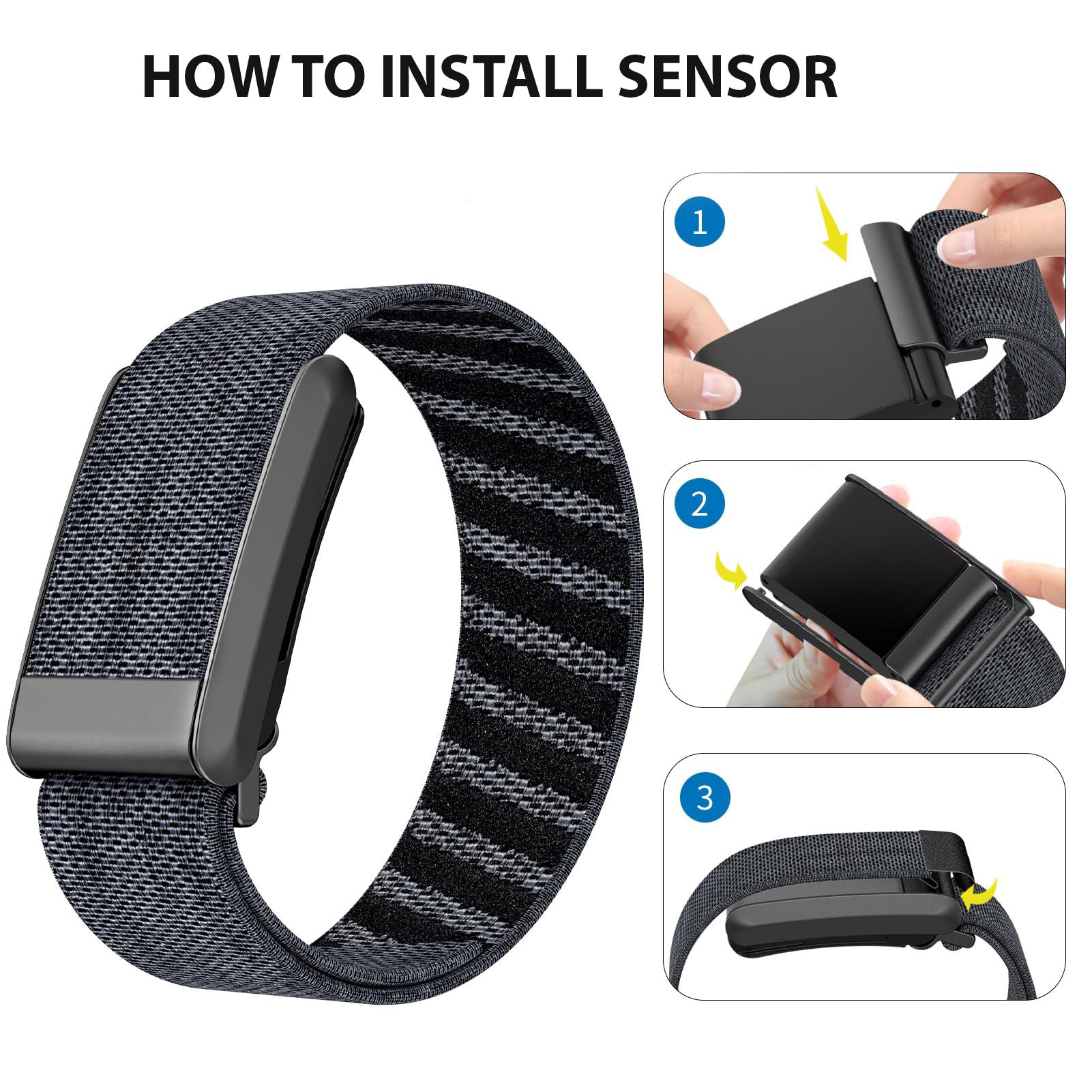 Whoop 4.0 Band | Nylon Sport Loop Wristband | Dark Blue