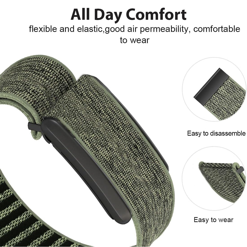 Whoop 4.0 Band | Nylon Sport Loop Wristband | Green