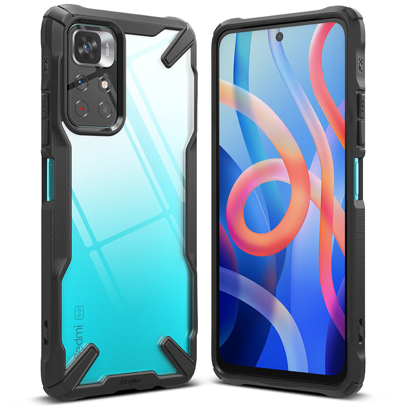 Redmi Note 11S 5G / Redmi Note 11T 5G / Poco M4 Pro 5G / Note 11 (China) Case Cover | Fusion-X Series | Black