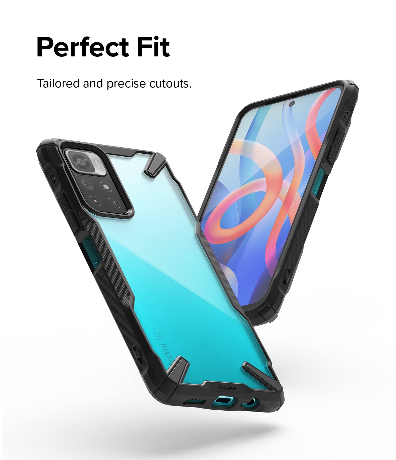 Redmi Note 11S 5G / Redmi Note 11T 5G / Poco M4 Pro 5G / Note 11 (China) Case Cover | Fusion-X Series | Camo Black