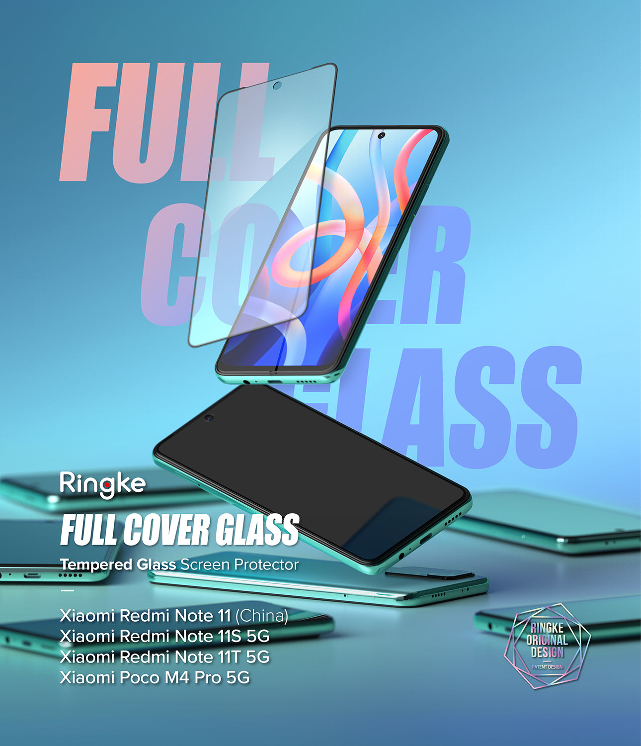 Redmi Note 11S 5G / Redmi Note 11T 5G / Poco M4 Pro 5G / Note 11 | Full Cover Glass Screen Protector