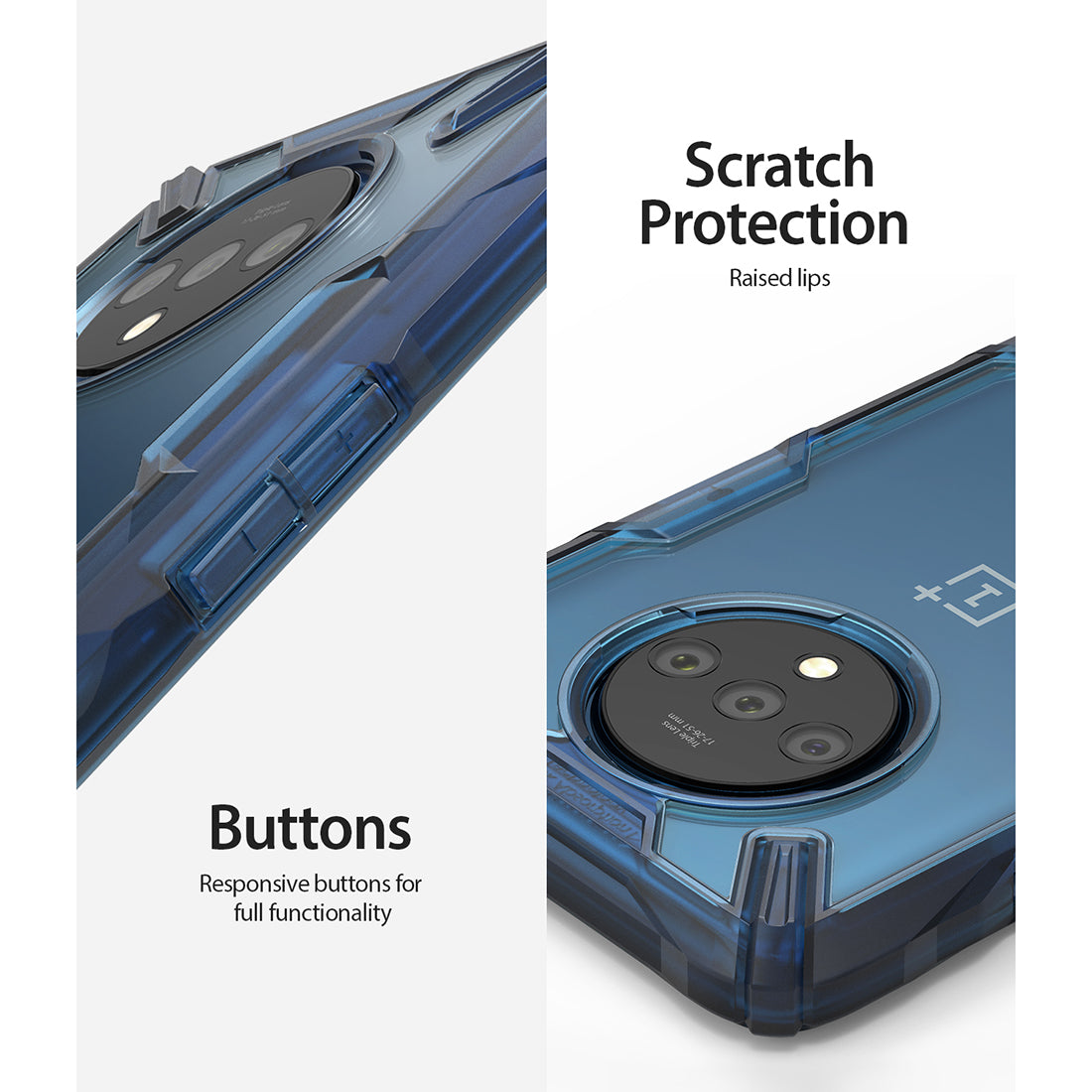 OnePlus 7T Ringke Fusion X Case Blue