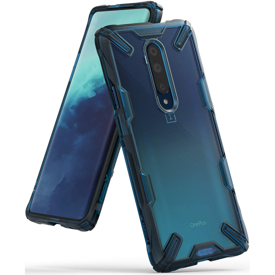 OnePlus 7T Pro Ringke Fusion X Case Blue