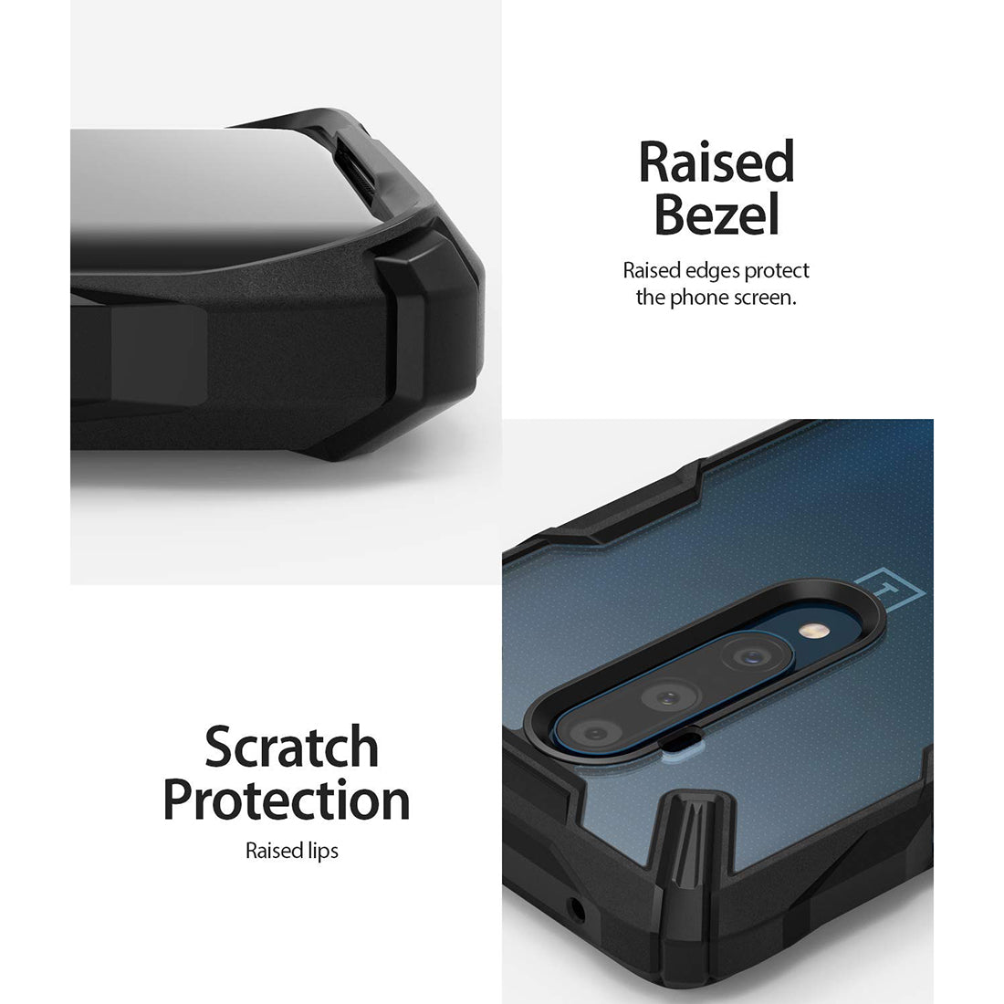 OnePlus 7T Pro Ringke Fusion X Case Black