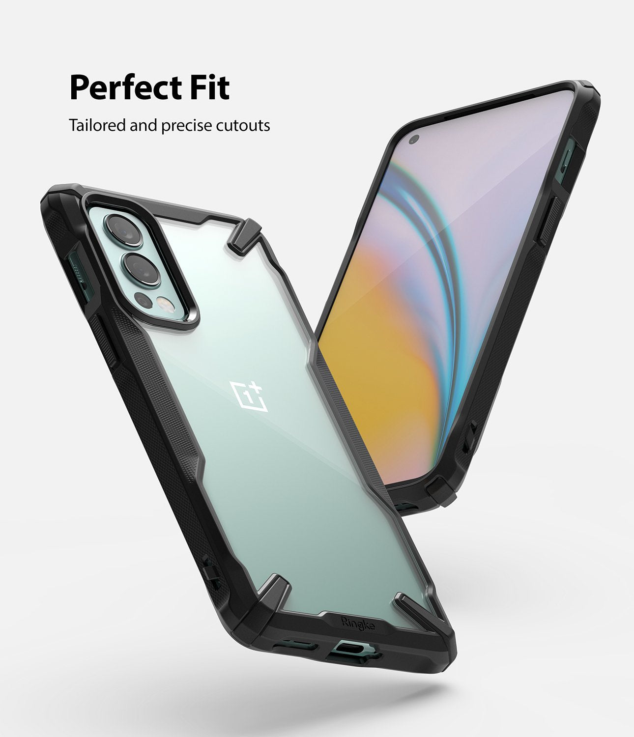 OnePlus Nord 2 Case Cover| Fusion-X Series| Camo Black