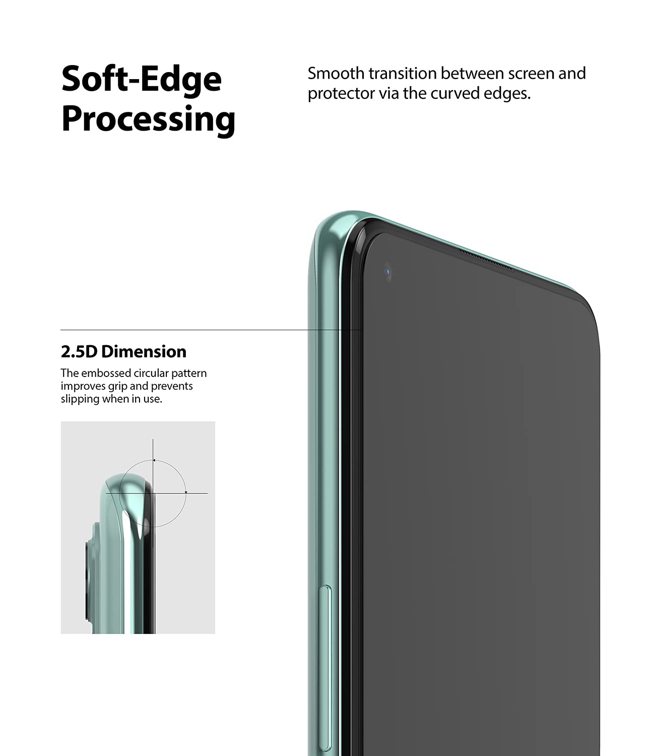 OnePlus Nord 2 / Nord CE 5G Screen Protector| Invisible Defender Full Coverage| 2 Pack