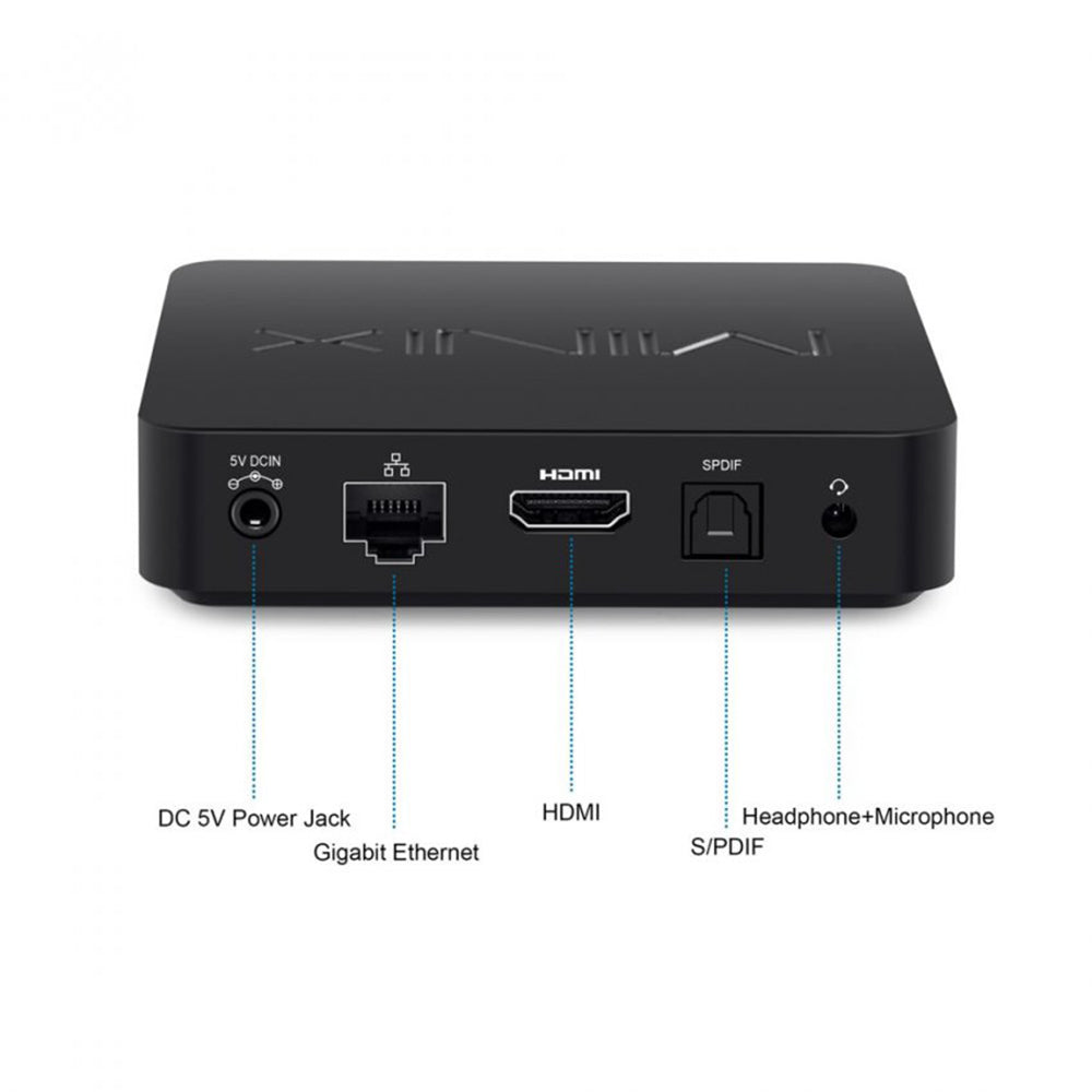 MINIX NEO T5 4K Ultra HD Latest Android TV Box Amlogic S905X2, 2GB RAM, 16GB eMMC Quad-Core Cortex Processor Smart TV Box