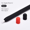 Apple Pencil 2nd Generation Case Cover Silicone Sleeve Skin |Protective Holder Skin Grip Case|  Black & Yellow