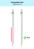 Apple Pencil 2nd Gen /1st Silicone Grip Holder |Compatible with Magnetic Charging and Double Tap |Black & Grey