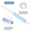 Apple Pencil 2nd Gen /1st Silicone Grip Holder |Compatible with Magnetic Charging and Double Tap |Black & Purple