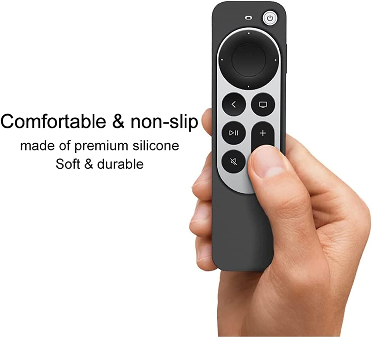 Apple TV 2021 Silicone Remote Sleeves  2nd Generation  + TV Box Case Skin |  Blue