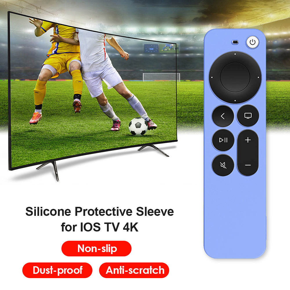 Apple TV 4K Siri Remote 2021 Silicone Case Cover |  Blue