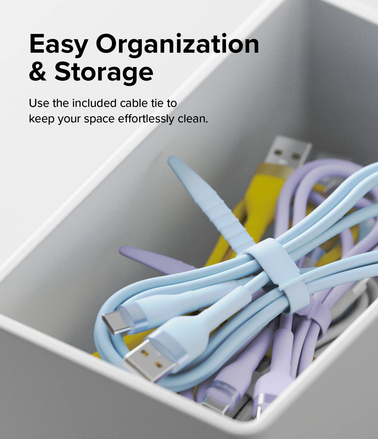 Fast Charging Pastel Cable | USB Type A to Type C | Black  1.2m