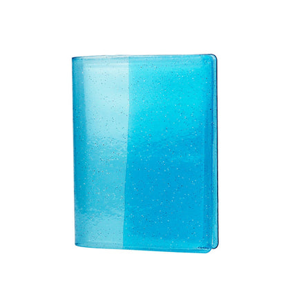 Transparent Glitter Photo Album 3 inch 64 Pockets- Blue