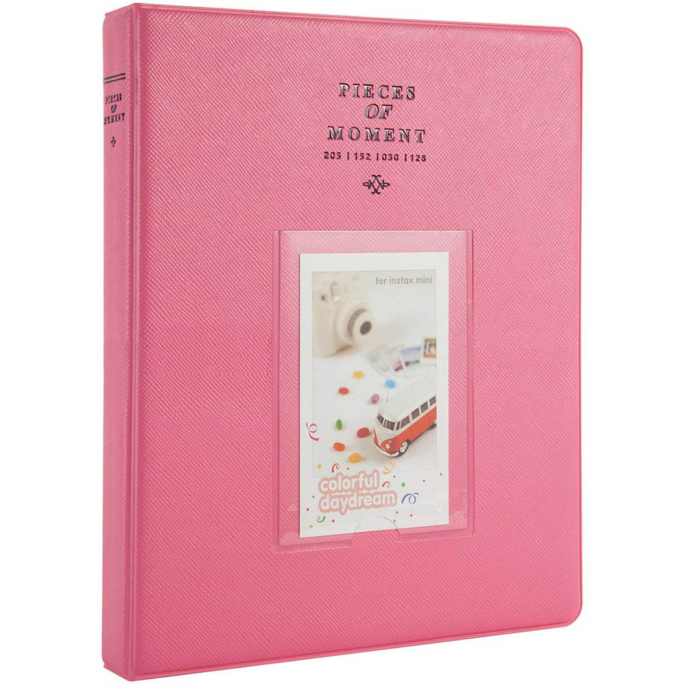 64 Pocket Photo Album Case For Fujifilm Instax Mini 12 11 9 8 7 50s Storage  Pink