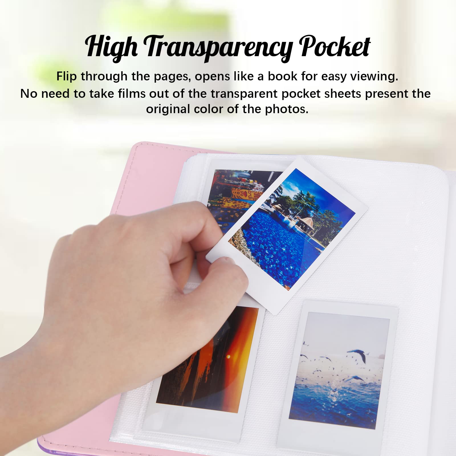 256 Pockets Polaroid Book Photo Album |Fujifilm Instax Mini 11 90 70 9 8+ 8 LiPlay Instant Camera | Silver